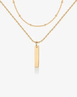 PAVOI Pendants|Layered-Bar Pendant