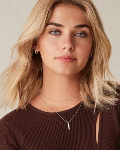 PAVOI Pendants|Layered-Bar Pendant