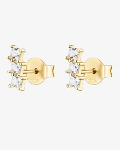 PAVOI Studs-Bar Princess Cut Studs