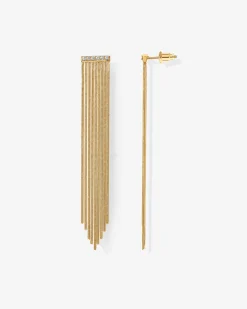 PAVOI Dangle & Threader-Bar Tassel Earrings