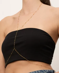 PAVOI Body Chains-Beaded Layered Body Chain