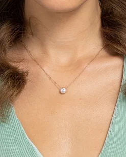 PAVOI Pendants-Bezel Necklace