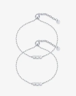 PAVOI Chain-BFF-ILYSM Cube Bracelet