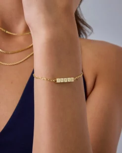 PAVOI Chain-BFF-ILYSM Cube Bracelet