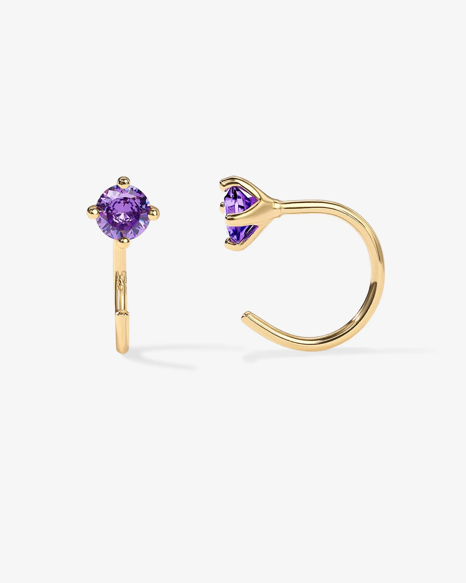 PAVOI Huggies-Boho Colored Half Hoop Earrings