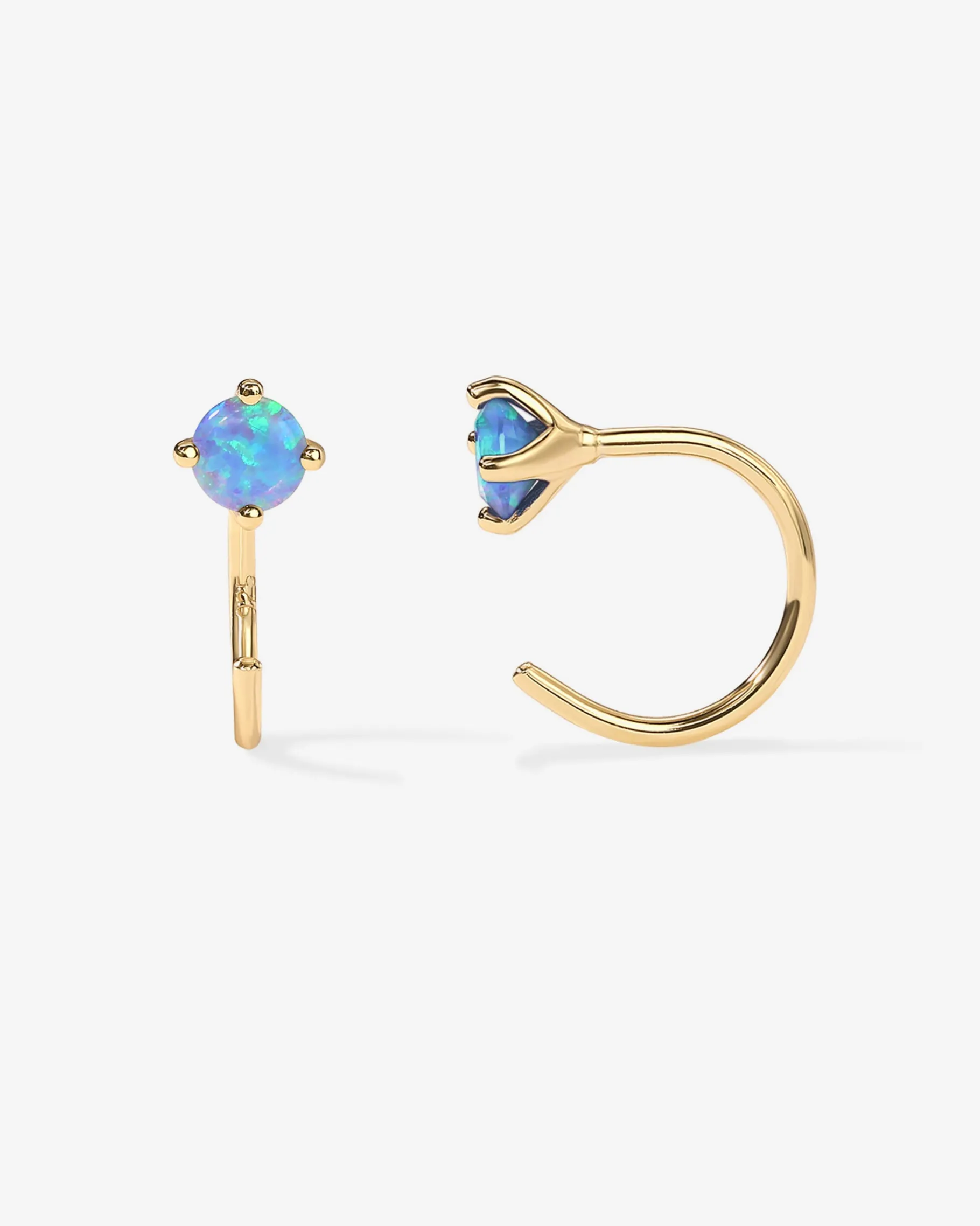 PAVOI Huggies-Boho Colored Half Hoop Earrings