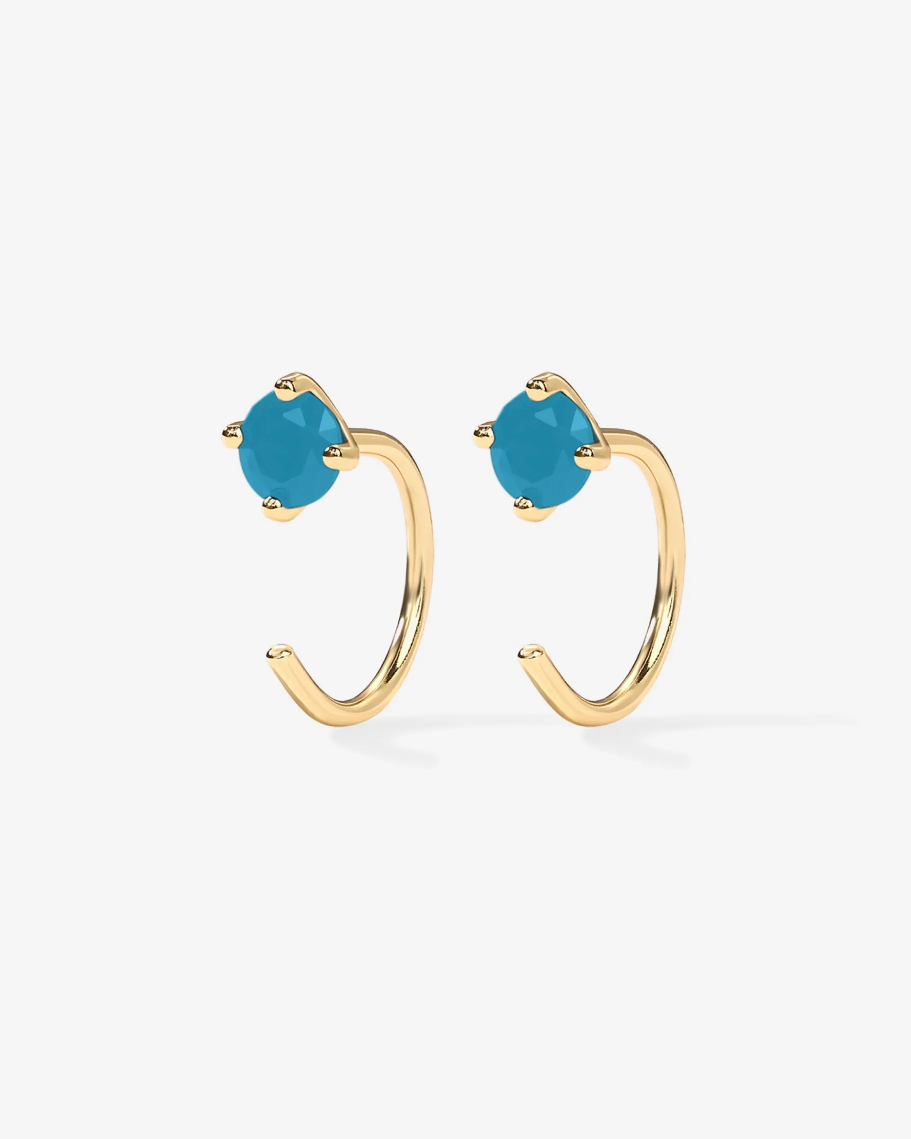 PAVOI Huggies-Boho Colored Half Hoop Earrings