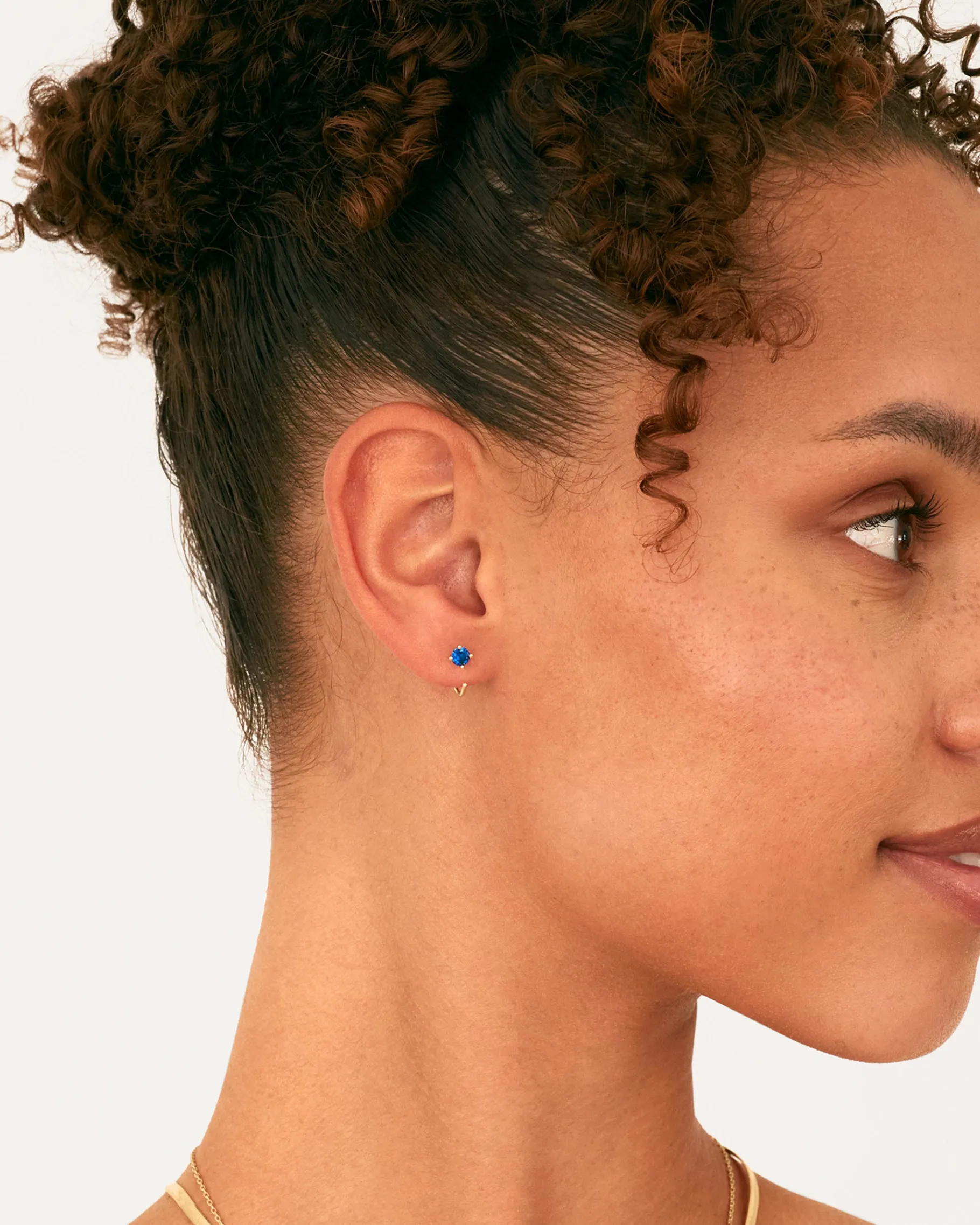 PAVOI Huggies-Boho Colored Half Hoop Earrings