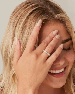 PAVOI Stackable|Eternity-Braided Eternity Band
