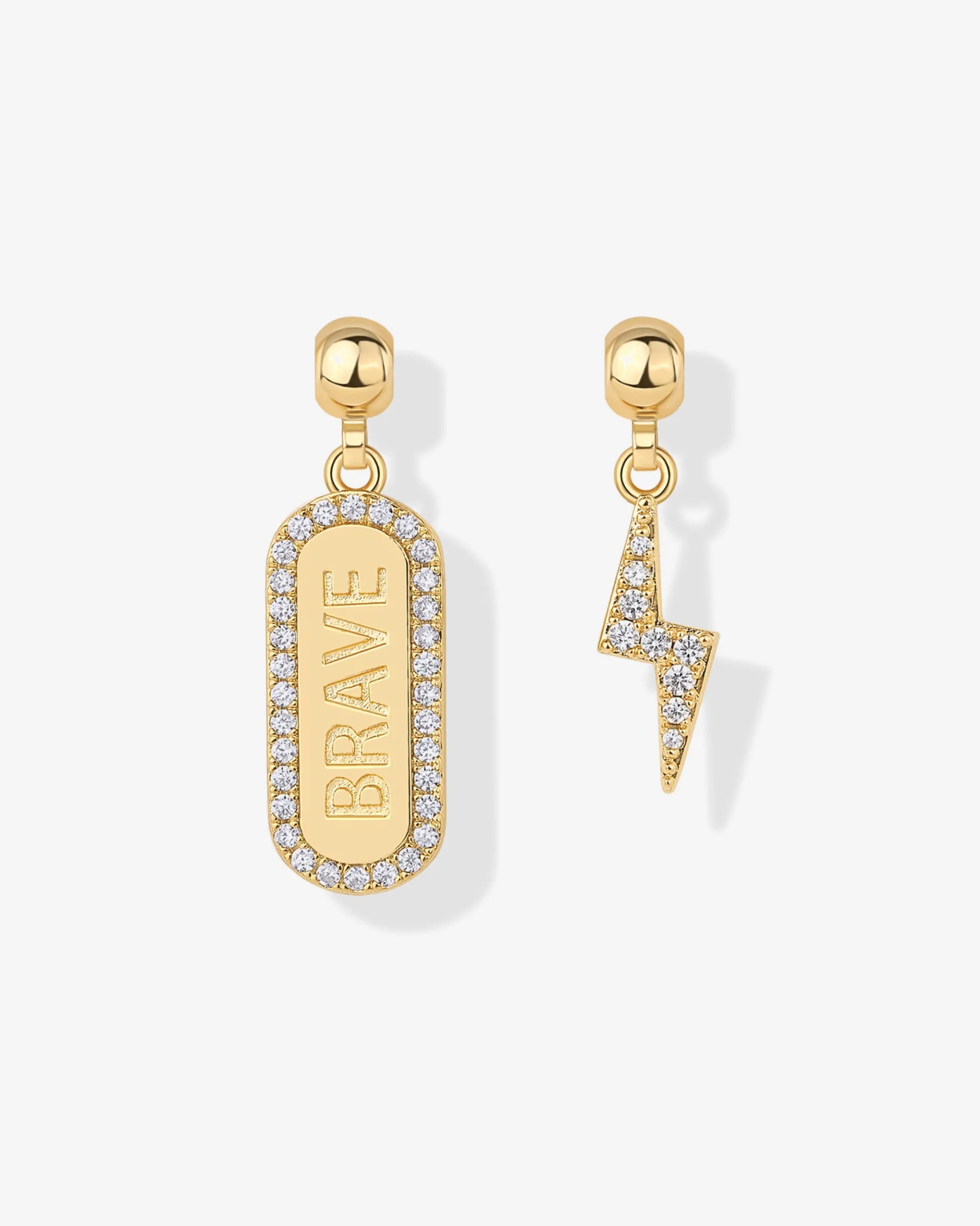 PAVOI Charms|Pendants-Brave Mood Charm Necklace
