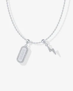 PAVOI Charms|Pendants-Brave Mood Charm Necklace