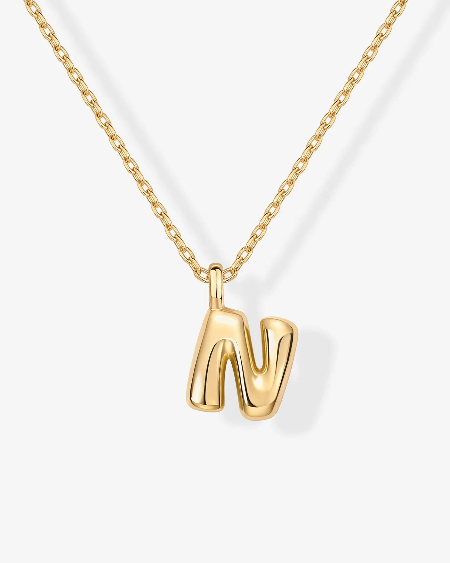 PAVOI Pendants|Charms-Bubble Initial Pendant