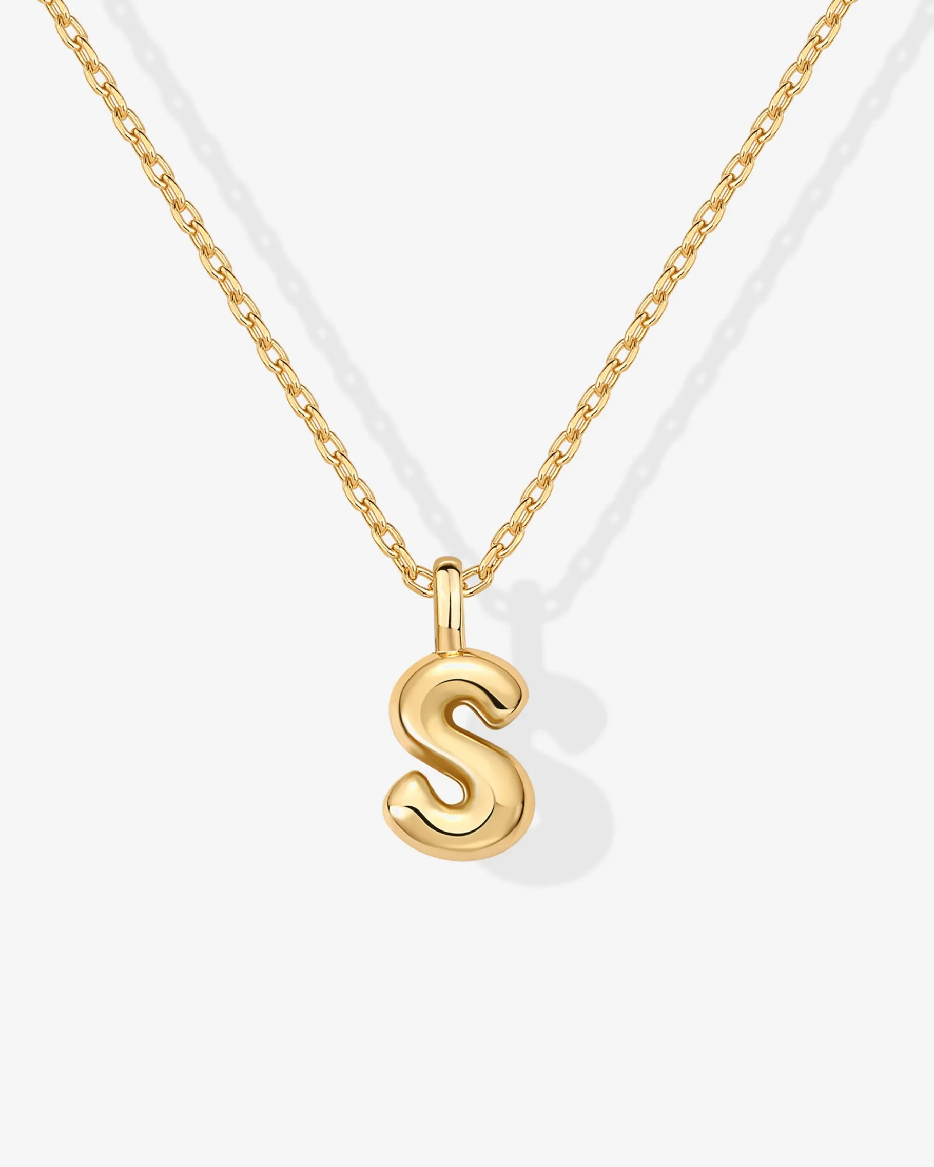 PAVOI Pendants|Charms-Bubble Initial Pendant