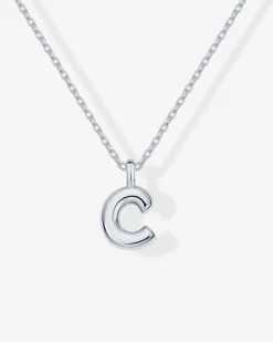 PAVOI Pendants|Charms-Bubble Initial Pendant