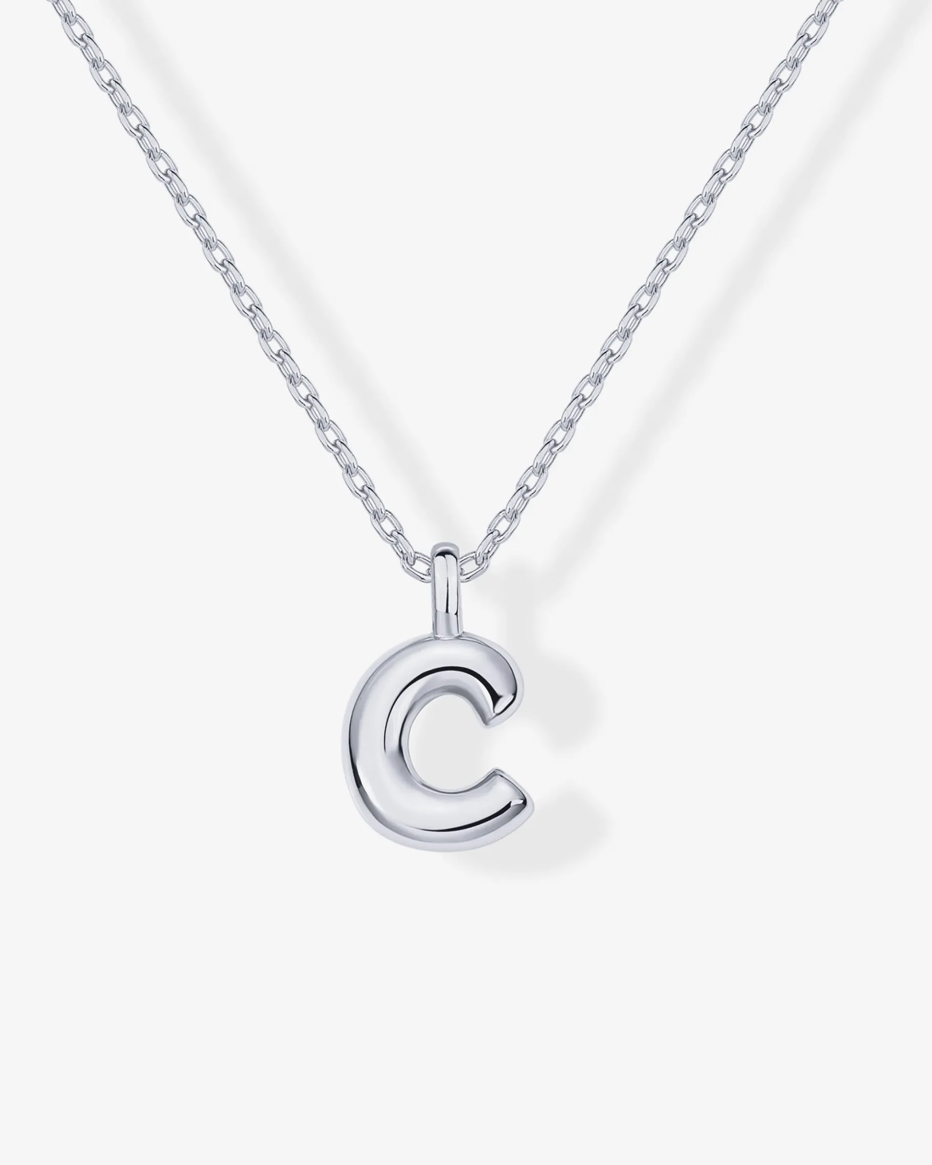 PAVOI Pendants|Charms-Bubble Initial Pendant