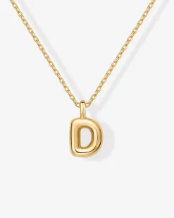 PAVOI Pendants|Charms-Bubble Initial Pendant