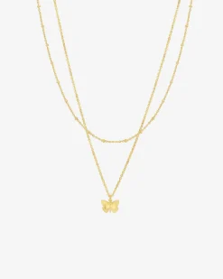 PAVOI Pendants|Layered-Butterfly Pendant