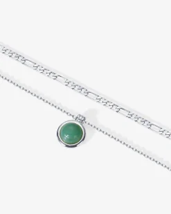 PAVOI Layered-Carnelian u0026 Aventurine Gemstone Layered Necklace