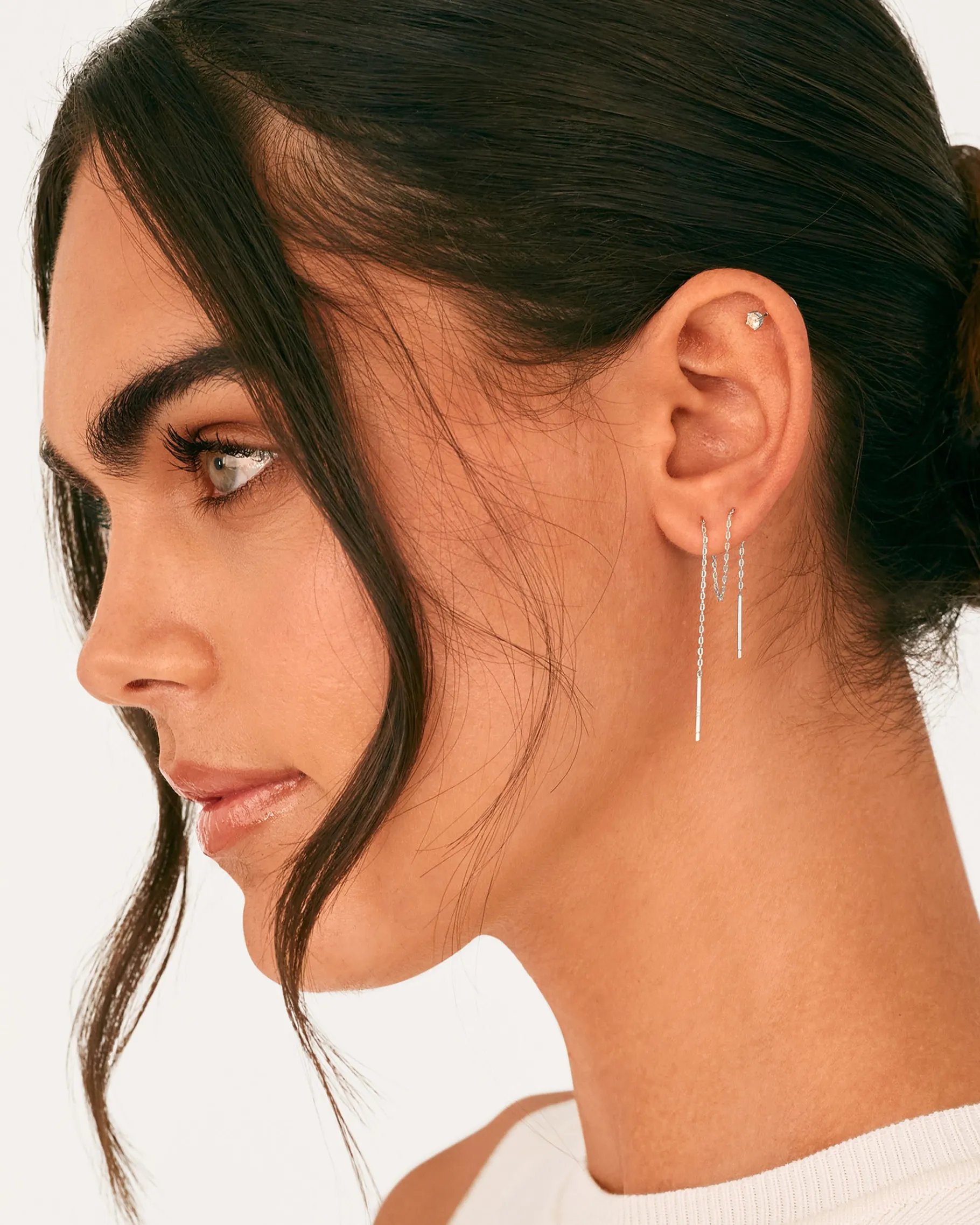 PAVOI Dangle & Threader-Celestial Chains Threader Earrings