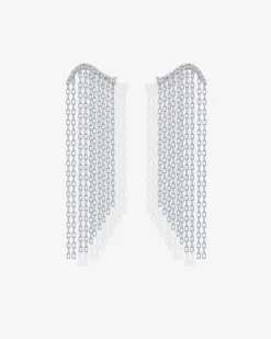 PAVOI Chain Earrings|Statement-Chain Crawler Dangle Earrings