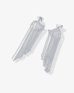 PAVOI Chain Earrings|Statement-Chain Crawler Dangle Earrings