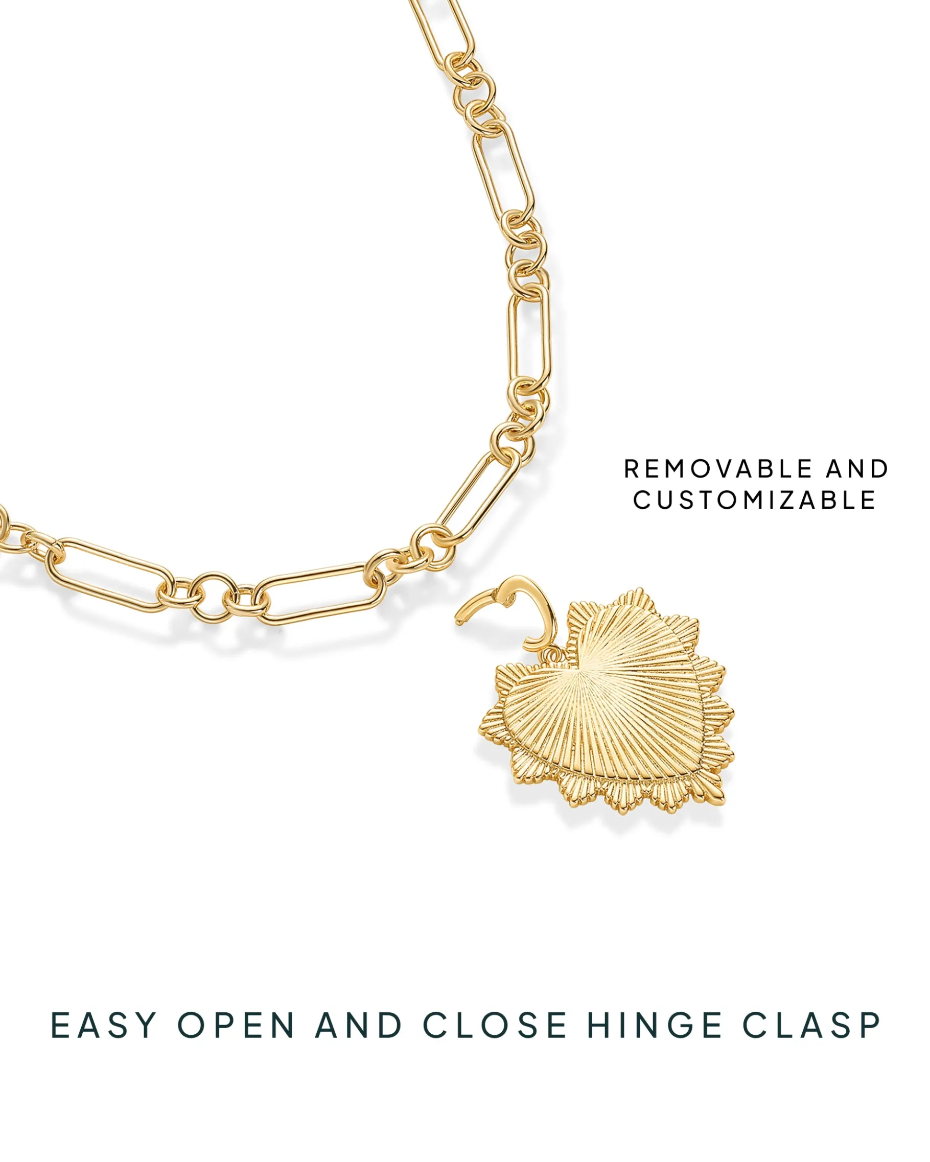PAVOI Pendants|Chains-Chunky Charm Necklace