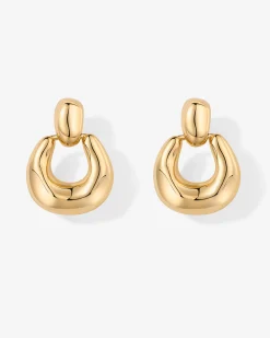 PAVOI Statement|Dangle & Threader-Chunky Dangle Door Knocker Earrings