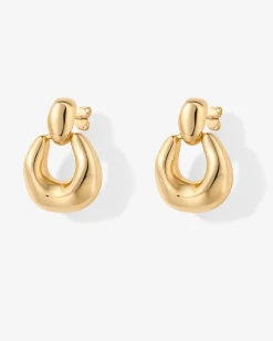 PAVOI Statement|Dangle & Threader-Chunky Dangle Door Knocker Earrings