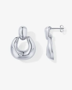 PAVOI Statement|Dangle & Threader-Chunky Dangle Door Knocker Earrings