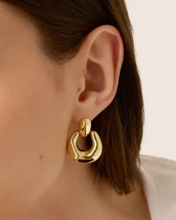 PAVOI Statement|Dangle & Threader-Chunky Dangle Door Knocker Earrings