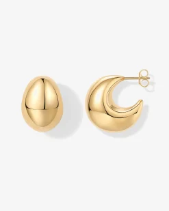 PAVOI Statement|Hoops-Chunky Dome Hoop Earrings