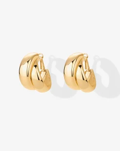 PAVOI Statement|Hoops-Chunky Double Hoops
