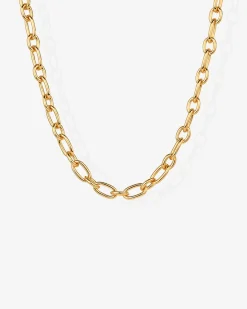 PAVOI Chains-Chunky Oval Link Chain Necklace