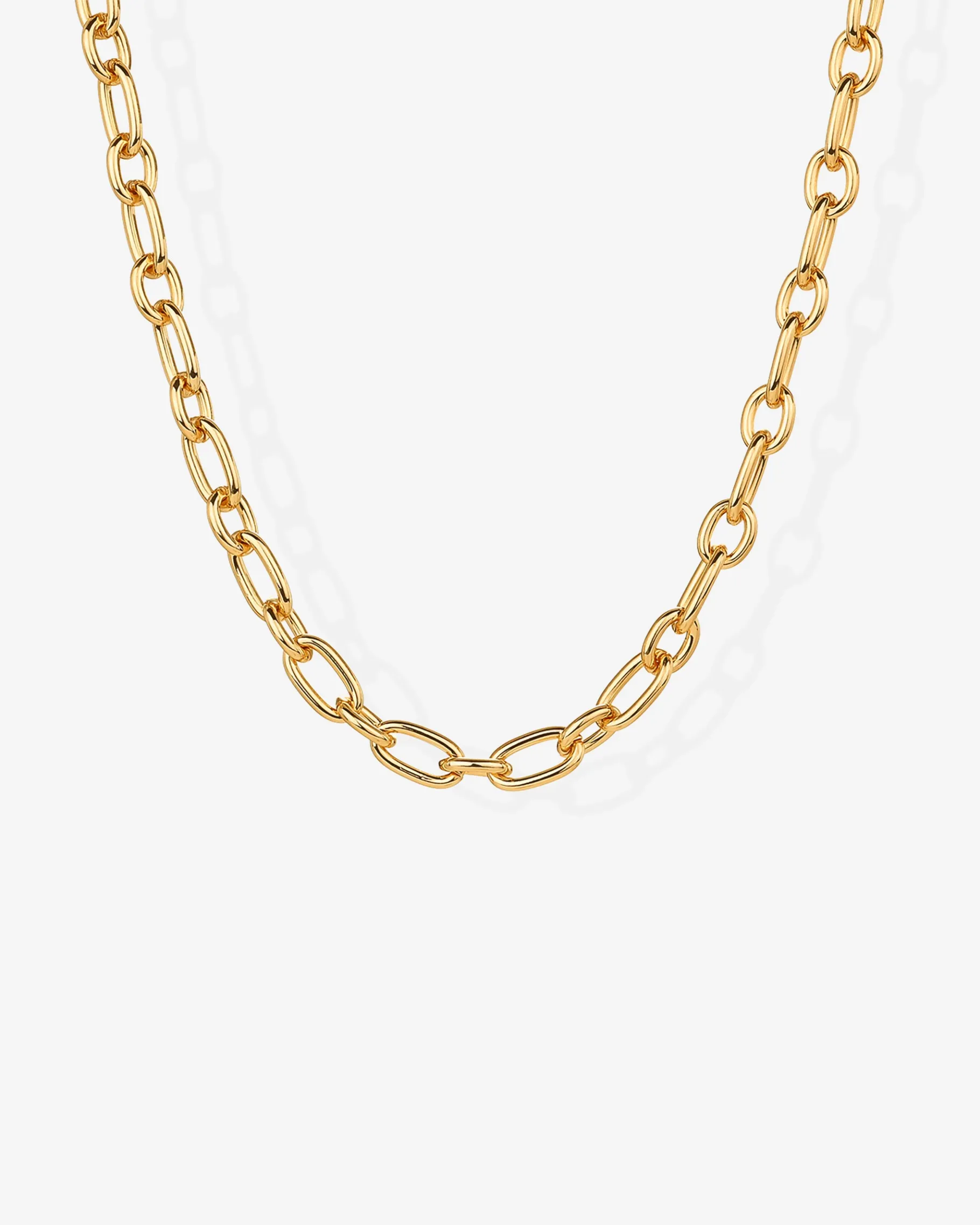 PAVOI Chains-Chunky Oval Link Chain Necklace