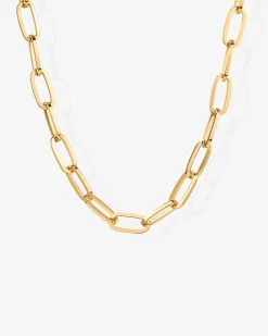 PAVOI Chains-Chunky Paperclip Chain Necklace