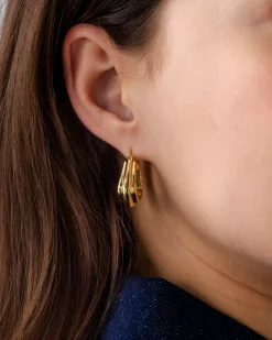 PAVOI Hoops-Chunky Triangle Hoops