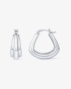PAVOI Hoops-Chunky Triangle Hoops