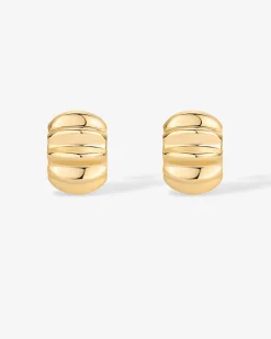 PAVOI Huggies-Chunky Weightless Hoop Huggies