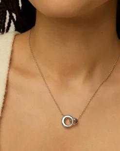 PAVOI Pendants-Circle Link Pendant Necklace
