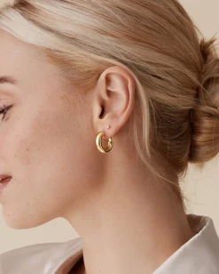 PAVOI Hoops-Clasp Back Chunky Hoops