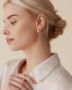 PAVOI Hoops-Clasp Back Chunky Hoops