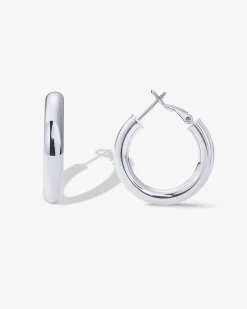 PAVOI Hoops-Clasp Back Chunky Hoops