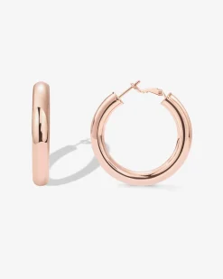 PAVOI Hoops-Clasp Back Chunky Hoops