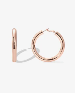 PAVOI Hoops-Clasp Back Chunky Hoops