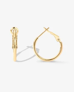 PAVOI Hoops-Clasp Back Thin Hoops