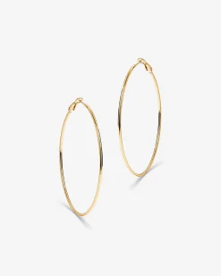 PAVOI Hoops-Clasp Back Thin Hoops