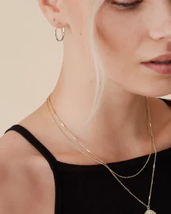 PAVOI Hoops-Clasp Back Thin Hoops