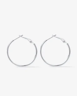 PAVOI Hoops-Clasp Back Thin Hoops