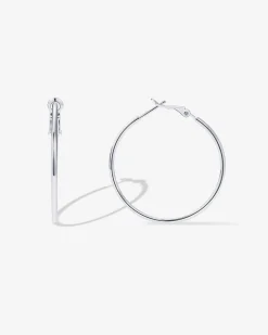 PAVOI Hoops-Clasp Back Thin Hoops