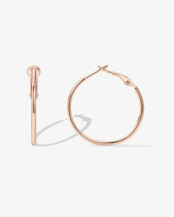 PAVOI Hoops-Clasp Back Thin Hoops